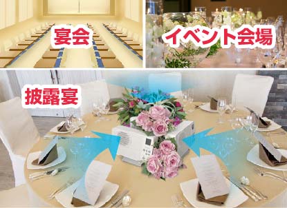 宴会・イベント会場・披露宴会場イメージ