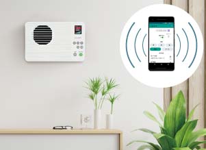 ライトニックＵＶサイネージ・パーソナルの設置方法。壁掛けもできます。