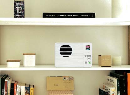 ライトニックＵＶサイネージ・パーソナルの設置方法「縦置き」はスタンドを外して使用できます